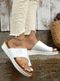 Women Summer Flat Heel Open Toe Boho Bohemia Beach Flat Sandals