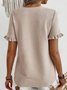 Casual Crew Neck Shirt