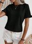 Casual Crew Neck Shirt