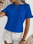 Casual Crew Neck Shirt
