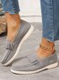 Casual Faux Suede All Season Shallow Shoes