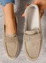 Casual Faux Suede All Season Shallow Shoes