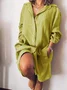 Regular Fit Casual Dress With No