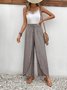 Geometric Loose Casual Pants