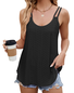 Women Casual Plain Summer Sleveness Eyelet Embroidery Tank Top Cami Top