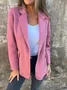 Shawl Collar Casual Jacket