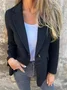 Shawl Collar Casual Jacket