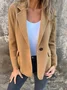 Shawl Collar Casual Jacket