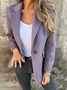 Shawl Collar Casual Jacket
