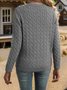 Crew Neck Casual Regular Fit Sweater