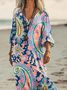 Women Paisley Beach Summer Maxi Dress