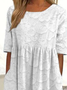 Vacation Floral Dress With No