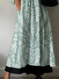 Women's Spring Floral Print Casual Dress