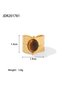 Gemstone 18k Gold Plated Ring