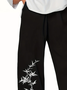 Women's Floral Spring Print Casual Pants