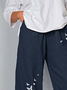Women's Floral Print Casual Pants
