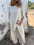 Casual Crew Neck Two-Piece Set