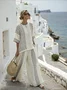Cotton Loose Crew Neck Casual Two-Piece Set