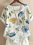 Regular Fit Cotton Elegant Blouse