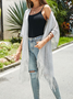 European and American beach bikini jacket sexy tassel shawl women knitted wind cape style sun protection blouse