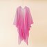 European and American beach bikini jacket sexy tassel shawl women knitted wind cape style sun protection blouse
