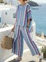 Casual Crew Neck Loose Two-Piece Set