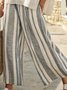 Crew Neck Cotton Casual Two-Piece Set