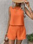 Casual Linen Two-Piece Set