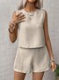 Casual Linen Two-Piece Set
