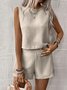 Casual Linen Two-Piece Set