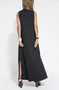 Women's Sleeveless Summer Khaki Plain Split Joint V Neck Daily Going Out Casual Maxi A-Line Fit & Flare Dress Dress