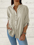 Women's Stand Collar Long Sleeve Shirt