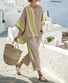 Crew Neck Casual Two-Piece Set