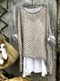 Floral Crew Neck Casual Regular Fit Shirt