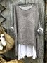 Floral Crew Neck Casual Regular Fit Shirt