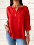 Casual V Neck Shirt