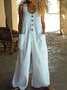 Cotton Casual Jumpsuit