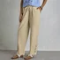 Women's  Elastic Waist H-Line Wide Leg Pants Daily Going Out Pants White Casual Split Joint Plain Spring/Fall Pants