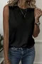 Crew Neck Casual Regular Fit Tank Top