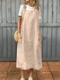 Casual Plain Spaghetti Maxi Dress