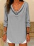 Women Striped Casual Long Sleeve T-shirt