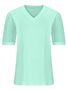 Women Polka Dots V Neck Casual Short Sleeve T-shirt
