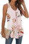 Women's Sleeveless Tank Top Summer Black Plain Ruched Cotton Crew Neck Daily Going Out Simple Top