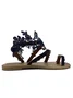 Weaving Material Simple Floral Summer Strappy Sandals
