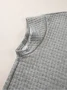Women's Split Joint Plain Daily Going Out Two-Piece Set Gray Casual Summer Top With Pants Matching Set
