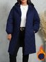 Elegant Quilted Hooded Jacket for Women Zippered Long Sleeves Quilted iacket