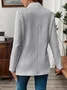 Simple Regular Fit Plain Blazer
