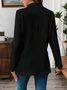 Simple Regular Fit Plain Blazer