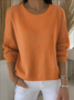 Crew Neck Vintage Regular Fit Halloween Sweater