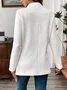 Simple Regular Fit Plain Blazer